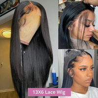 Vente en gros sans colle perruques avant en dentelle avec des cheveux de bébé cheveux vietnamiens bruts Hd dentelle frontale vendeur perruques de cheveux humains pour les femmes noires