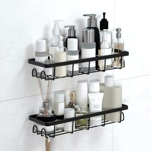 <b>Wall</b> Mounted Bathroom Shelf Free-floating Shelf Bathtub <b>Hanging</b> Basket Shampoo <b>Storage</b> Rack Bathroom <b>Storage</b> Rack - Product Image 1