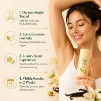 Desodorante Antitranspirante de Vainilla, Elimina el Mal Olor Corporal de las Axilas, Aroma Refrescante y Duradero, Barra Perfumada Portátil Anti-Sudoración