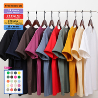 T-shirt Homme 100% Coton Personnalisé en Usine – Qualité Supérieure, Options d'Impression de Logo, Manches Courtes, 220 Grammes, Teint Uni, Coupe Haute