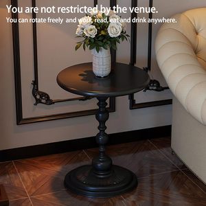 Vorriop Modern Metal <strong>Pedestal</strong> Side <strong>Table</strong> <strong>Small</strong> Coffee <strong>Table</strong> with Adjustable Height for Living Room Bed and Chair Headboard - Product Image 6