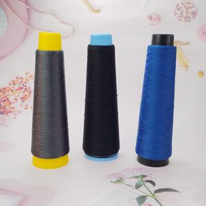 Fil POY 100% nylon ou polyester, tissé à motifs teints en fil, haute ténacité, pour la couture, le tricot à la main, les sacs, les chapeaux, l'artisanat, le tissage - Product Image 3