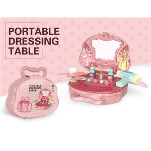 SY Juguetes Para Ninas Gros En Plastique Enfants Princesse Filles Faire semblant <span class=keywords><strong>De</strong></span> Jouer Habiller Cosmétique Maquillage Kit Bébé Maquillage Ensemble Jouet - Product Image 4