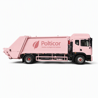 Camion compacteur de déchets solides municipaux à haute compression pour la collecte des déchets et l'assainissement