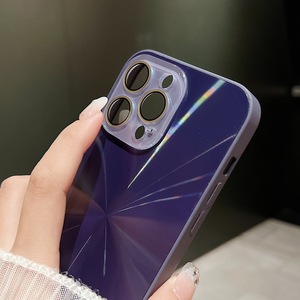 Fundas para Teléfono con Diseño de <span class=keywords><strong>CD</strong></span> Láser Aurora, con Película Protectora de Lente, Acrílico Mate Antiarañazos para iPhone 13 14 15 16 Pro Max, Accesorios para Teléfono - Product Image 4