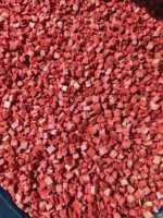 Hete Aanbieding: Goedkope Gedroogde Aardbeienblokjes - Frisse en Zoete Smaak, Gesneden Gedroogd Fruit in Bulkverpakking