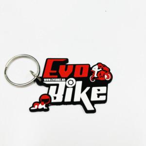 2024Popular llavero de goma de alta calidad personalizado su logotipo llaveros suave PVC logo 3D llavero de goma - Product Image 2