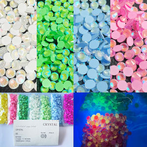 Yantuo toptan Glow karanlık Rhinestone aydınlık Opal düz geri Rhinestones tırnak sanat süslemeleri için - Product Image 2