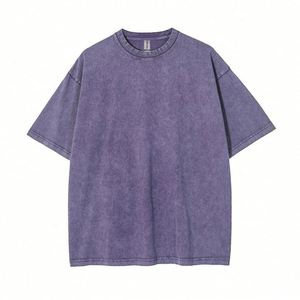 เสื้อยืดคอตตอนทรงโอเวอร์ไซส์ หนา 250 กรัม ซักย้อมสีแบบแอซิดวอช คุณภาพสูง ขายส่ง พร้อมสกรีนโลโก้ตามสั่ง 100% - Product Image 2