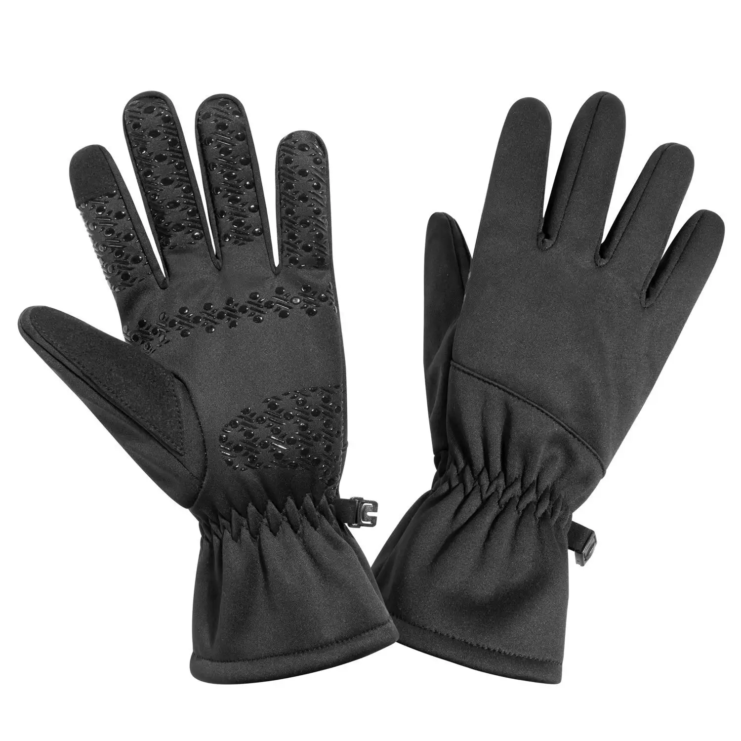 custom logo winter men warm running waterproof lightweight windproof bike sport hand touchscreen gloves