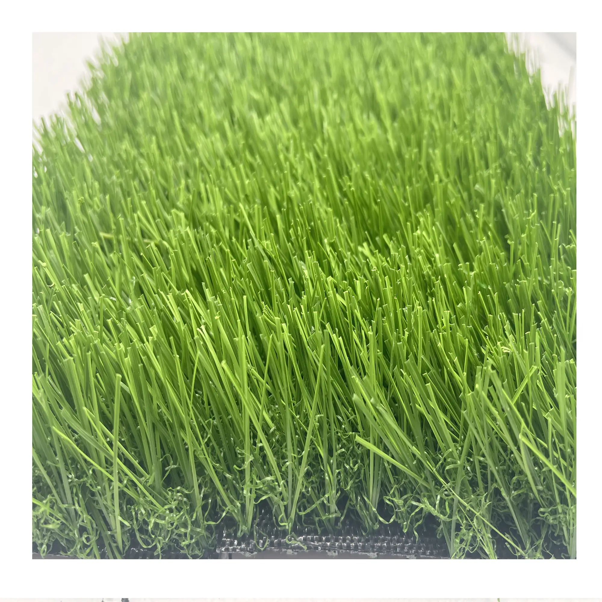 Césped verde para paisajismo, césped con flecos de golf, 40 mm
