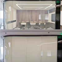 Film intelligent PDLC auto-adhésif à transparence 84%/88%/91% pour dimmer, décoratif, isolant thermique, pour appartement et salon