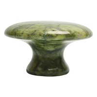 Envío Directo verde Natural Xiuyan Jade seta Gua Sha masaje corporal negro Bian piedra raspador martillo