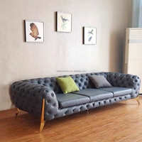 Moderne minimaliste lumière luxe style designermobilier de maison luxe mode vente ensemble canapé sectionnel salon canapé