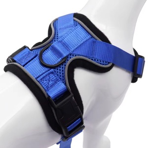 Reflective Mesh <b>Pet</b> Dog <b>Harness</b> Leash Set Comfort Adjustable No Pull Dog Vest For Daily Walking - Product Image 3