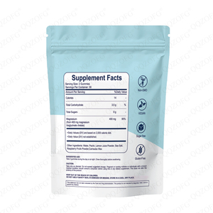 OEM agnesium Bisglycinate <b>Gummies</b> <b>Magnesium</b> Bisglycinate Chelate with Sea Salt & Raspberry for Sleep, Nerve & Muscle Relaxation - Product Image 2