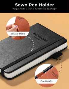 Wholesale Custom Fabric Hardcover Small Pocket <b>Notebook</b> 100 Sheets <b>Lined</b> Gift Journals - Product Image 2