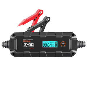 Batterie <span class=keywords><strong>de</strong></span> voiture 12V avec chargeur 6A <span class=keywords><strong>charge</strong></span> rapide entretien <span class=keywords><strong>de</strong></span> la batterie au plomb AGM/EFB avec 1 an <span class=keywords><strong>de</strong></span> garantie - Product Image 2
