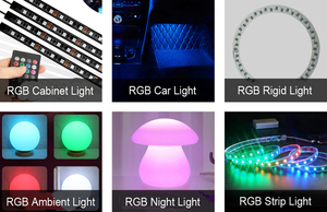 USB RGB LED المراقب 5V DC مصغرة 3 مفاتيح مع 1.5M كابل يو اس بي 5V RGB LED شريط إضاءة ليد تحكم USB - Product Image 6