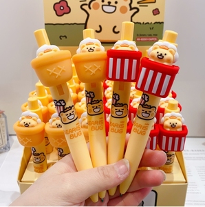 Stylos gel mignons en forme d'ours 0,5 mm <span class=keywords><strong>Kuki</strong></span>, stylos surprise pour l'écriture, fournitures de bureau et scolaires, cadeau pour étudiants et enfants - Product Image 2
