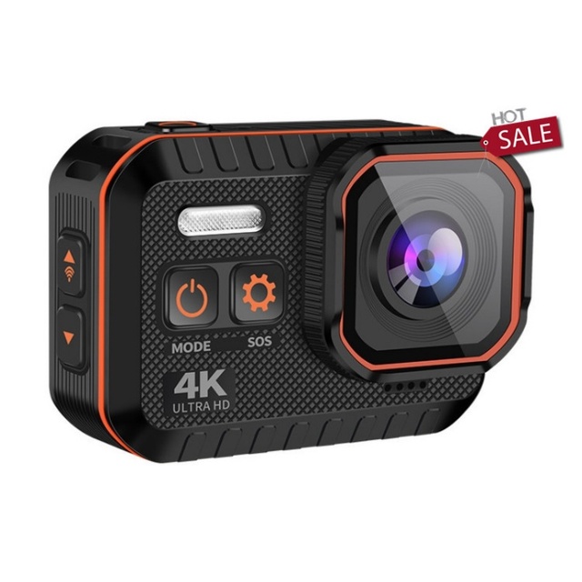 4K 60fps 360 Action Camera with MicroSD IP67 Waterproof WiFi for Vloggers & YouTube Content Creation