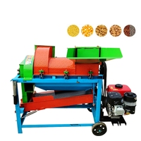 Machine à battre multifonctionnelle pour céréales : maïs, sorgho, millet, soja, blé, riz, haricots