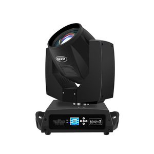 Luz Móvil HAT 7r <span class=keywords><strong>Beam</strong></span> <span class=keywords><strong>230</strong></span> de 200W <span class=keywords><strong>5r</strong></span>, Control DMX512 Profesional, Clasificación IP33, Salida de 14 Colores + Blanco - Product Image 1
