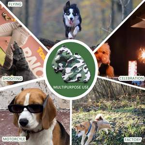 Protetores Auriculares para Cães de Caça em Material ABS, Tipo Faixa Reutilizável, Cancelamento de Ruído para Proteção Auditiva em Campo de Tiro - Product Image 3