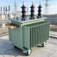 Transformateur de distribution toroïdal immergé dans l'huile 110kV 115kV 132kV 100kVA 200kVA, trois phases 50/60Hz, bobinage aluminium/cuivre haute performance