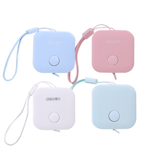 Deli Soft Measuring Tape 1.5m Metric Automatic Blade Student Office Supplies Mixed Colors - Product Image 4