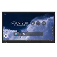 Tableau blanc interactif intelligent à écran tactile de classe, version économique, Android 3 Go + 32 Go, 65, 75, 86 pouces