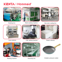 Jalur perakitan peralatan masak tempa industri multi-stasiun penanganan/rivet/pengujian untuk manufaktur massal