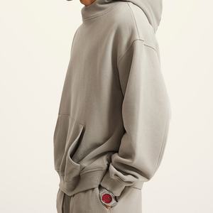 Customize Design Technical Fabric Pure Color Oversize Unisex Hoodie <b>Tech</b> Fleece High Quality Winter 100% Cotton Eco-Friendly - Product Image 6