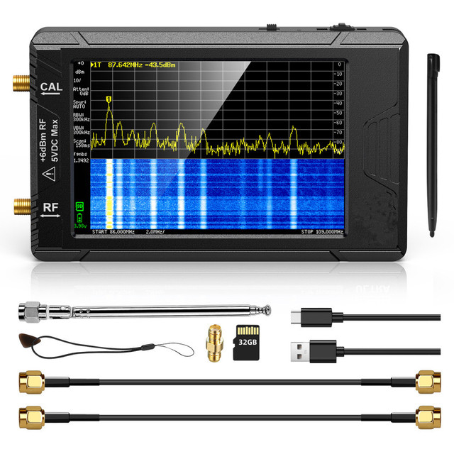 4 Inch Handheld Spectrum Analyzer 5.4GHz