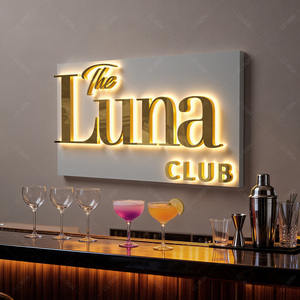 LC dấu hiệu, nhà máy bán buôn tùy chỉnh led signage 3D Chữ kim loại cho công ty logo thương hiệu cửa hàng ngoài trời Salon dấu hiệu tiếp nhận - Product Image 2