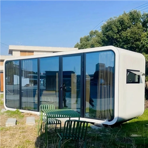 บ้านแคปซูลหรูหรา รุ่น E7 ยี่ห้อ Manufacturer Luxury Eco แบบ Apple Capsule-House โรงแรม 2 ห้องนอน บ้านแคปซูลสำหรับการค้าขาย พื้นที่เชิงพาณิชย์ - Product Image 3