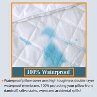 Protecteur d'oreiller imperméable anti-acné et antibactérien