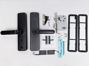 กุญแจล็อคประตูอัจฉริยะ Auvinx Tuya WiFi TTLock แบบสแกนลายนิ้วมือ พร้อมระบบควบคุมผ่านแอพพลิเคชั่น รหัสผ่าน และการ์ด สำหรับอพาร์ทเมนต์และประตูไม้ - Product Image 6