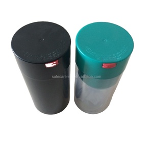 Airtight plastic jar vacuum sealed container