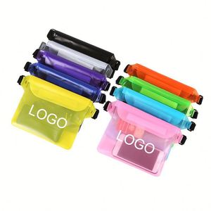 Sac banane étanche en PVC personnalisé avec logo pour la plage, le sport et la natation - Product Image 1