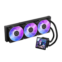 Nouveau stock DEEPCOOL LE360 V2 ZERO DARK Écran IPS AIO Refroidisseur de processeur ARGB Ventilateur liquide pour processeur Refroidissement d'ordinateur de jeu