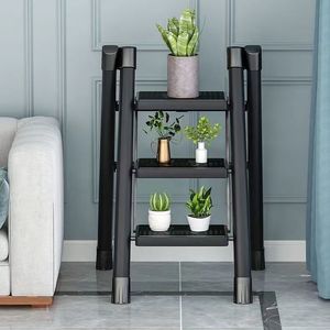 บันไดทรงเอ 3 ขั้น พับได้ ใช้ได้สองด้าน สำหรับใช้ในบ้าน - Product Image 3