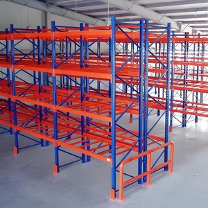 金属ラック倉庫産業用大型収納棚クロスサポートビーム付き - Product Image 3