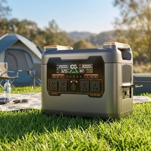 Station d'alimentation portable 3000W, batterie LiFePO4 2560Wh, générateur solaire à onde sinusoïdale pure pour le camping en extérieur et la sauvegarde à domicile - Product Image 4