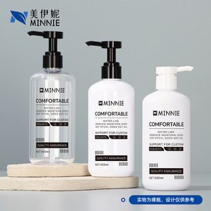 Botella de Champú, Botella de Gel de Ducha, Botella de Loción, Dispensador con Bomba de 500 ml, Botellas Vacías para Uso en Hoteles - Product Image 4