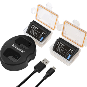 KingMa-cargador de batería para cámara de NP-FW50, conjunto para <span class=keywords><strong>Sony</strong></span> A6300/A6500/a7/<span class=keywords><strong>a7rii</strong></span>/NEX-7/NEX-5 - Product Image 1