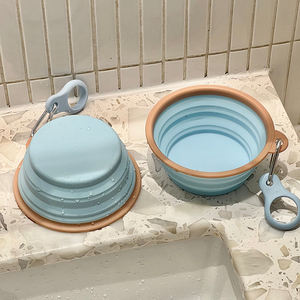 Tazón Plegable Portátil para Mascotas, de TPE, Resistente al Agua, con Textura Suave, Combinación de Colores de Alta Gama, Personalización en Pequeños Lotes - Product Image 6