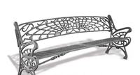 Peinture lumineuse éclairage banc chaise Table jardin parc noir fonte ductile pilier poteau noir peinture ancienne Base noir gris
