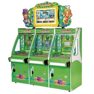 เครื่องเล่นเกมหยอดเหรียญ Baihui Animation Arcade Quarter Pusher พร้อมเครื่องแลกเหรียญและช่องใส่เหรียญโบนัส - Product Image 2