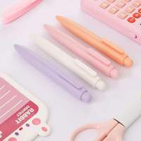 Mini Stylo Mignon Macaron à Pression, Stylo Neutre Portable de Poche à Pointe Sèche, Stylo Portable Melada